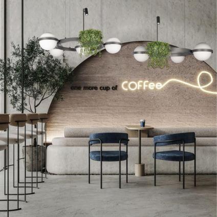 Подвесной светильник LOFT IT 10121/4 Dark grey