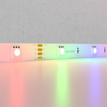 Светодиодная лента 12В 5050 7,2Вт/м Цветная (RGB) 5м IP20