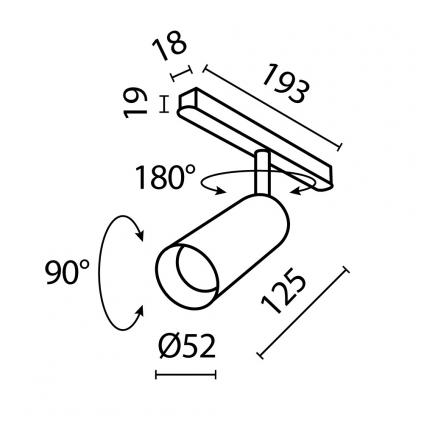 Трековый светильник Фокус / Focus Led Exility 4000K 12Вт 24°