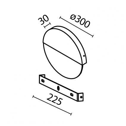 Настенный светильник (бра) Юпитер / Jupiter 3000К 13Вт
