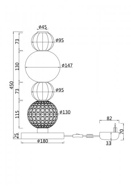 Настольный светильник Воротник / Collar 3000К 18Вт