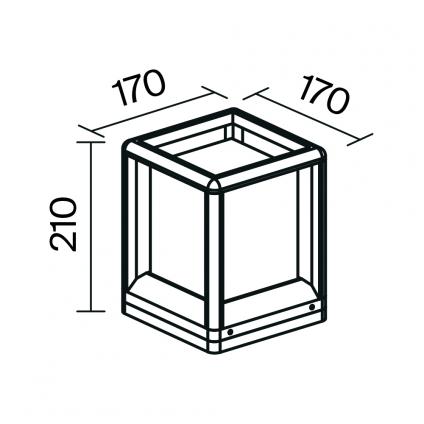 Ландшафтный светильник Трим / Trim E27x1 15Вт IP 65