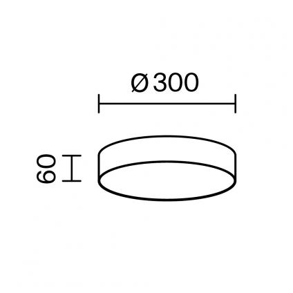 Потолочный светильник Зон / Zon 36 Вт 3000 К 120°