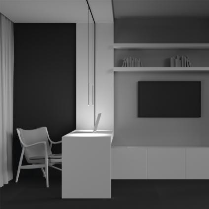 Трековый светильник Скольжение / Skim Levity 2700К 3Вт 36°