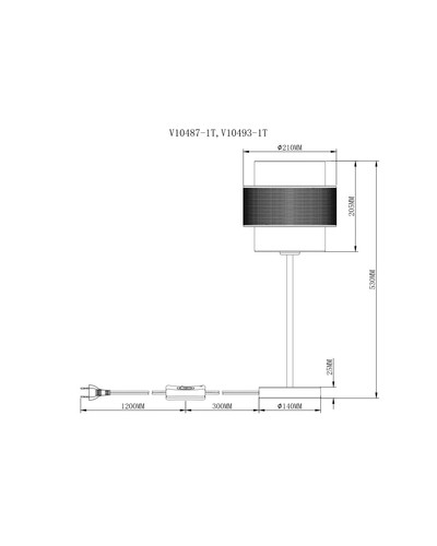 Настольная лампа Moderli Moderli V10487-1T Gela