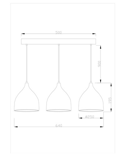 Подвесной светильник Moderli Moderli V1400-3P Ria 3*E27*60W подвесной