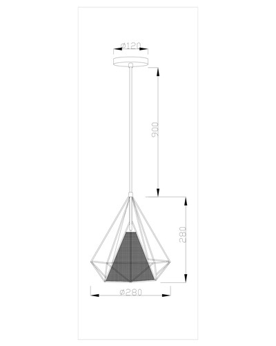 Подвесной светильник Moderli V1631-1P Lia 1*E27*60W подвесной