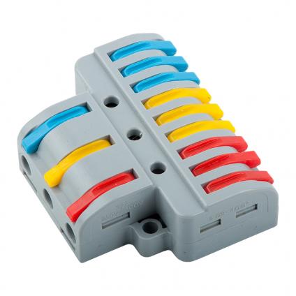 GTER7-39 Клемма универсальная 222-429 монтажная разветвительная 3х9 проводов General, упак. 20 шт.