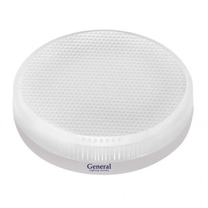 Лампа Светодиодная General  GLDEN-GX53-12-230-GX53-6500 1/10/100 Рассеиватель Призма