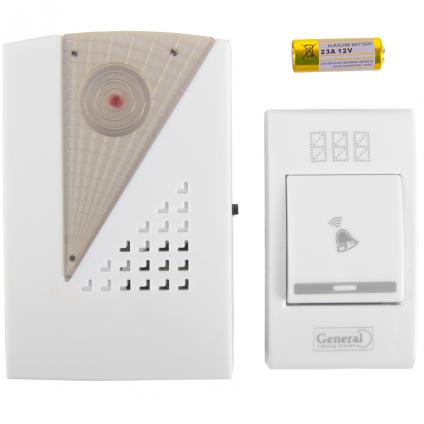 Звонок беспроводной General GDB-B-001  на батар  ( 24/144)