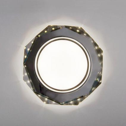 Светильник встраиваемый General GCL-GX53-H38-BL-7 ГРАНЕНЫЙ ЗЕРКАЛЬНЫЙ
