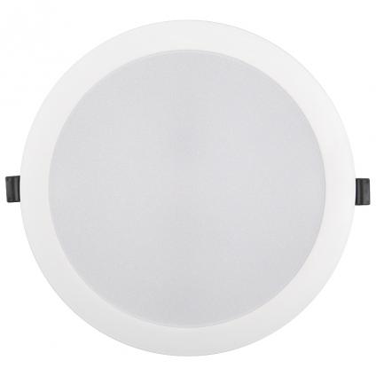 Светильник встраиваемый LED круг 24Вт 4500К 220мм белый пластик IP40 General GLP-RW3-24BT-220-4