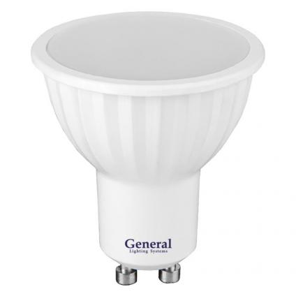 Лампа Светодиодная General GLDEN-MR16-7-230-GU10-4500 1/10/100