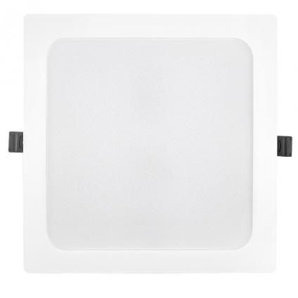 Светильник встраиваемый LED квадрат 24Вт 4500К 220мм белый пластик IP40 General GLP-SW3-24BT-220-4