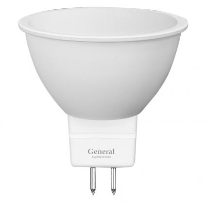 Лампа Светодиодная General  GLDEN-MR16-12-230-GU5.3-3000 1/10/100