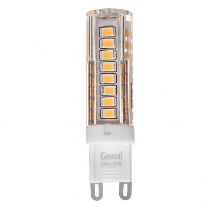 Лампа Светодиодная General  GLDEN-G9-7-P-220-4500 5/100/500