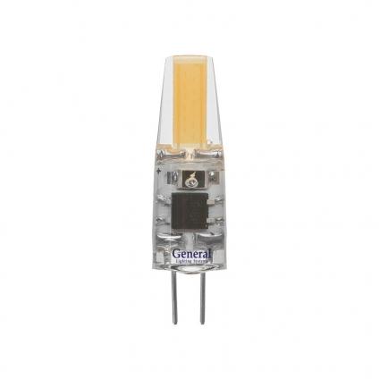 Лампа Светодиодная General  GLDEN-G4-3-C-220-2700 5/100/500