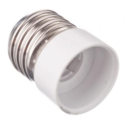 Переходник General GLH-E27/E14-W, белый, 1/50/600