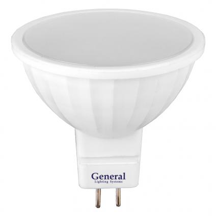 Лампа Светодиодная General GLDEN-MR16-10-GU5.3-12-4500 1/10/100