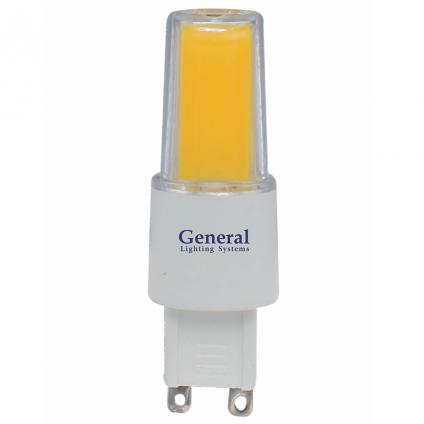 Лампа Светодиодная General GLDEN-G9-12-COB-220-4500 Индивидуальная коробка 1/10/100/300