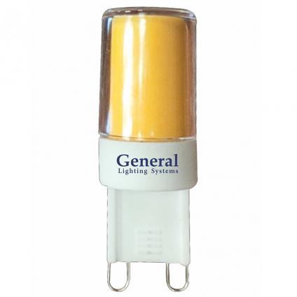 Лампа Светодиодная General  GLDEN-G9-5-COB-220-4500 Индивидуальная коробка 1/10/100/300
