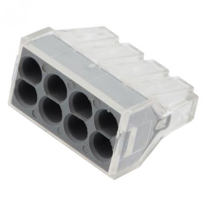 GTER6-08-75-P Клемма СМК 773-248, 8-пров., 0.75-2.5 мм2, с пастой General, упак. 50 шт.