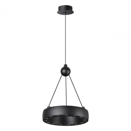 359396 OVER NT24 278 черный Светильник подвесной светодиодный, длина провода 2м IP20 LED 12W вниз/5W вверх 220V 1360Лм 3000K TURN