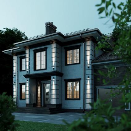 7071/7WL NATURE ODL25 685 Настенный светильник черный/металл IP65 LED 7W 3000K 15° AC85~265V LONG