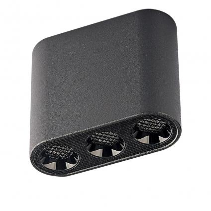 7092/8CL HIGHTECH ODL25 335 Потолочный светильник черный/металл/акрил IP20 LED 5W 380Лм 3000K 220V SMALL
