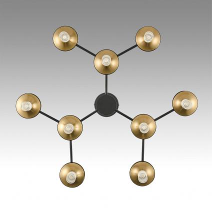 8112/18 NEOCLASSI LN26 096 черный/бронза/прозрачный, металл/стекло Люстра потолочная G9 18*30W 220V TAMARESA