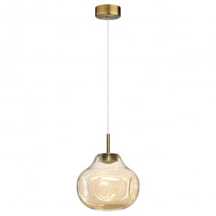5097/4L PENDANT ODL25 363 античн.бронза/янтарный/металл/стекло Подвес LED 4W 4000K 388Лм VASO