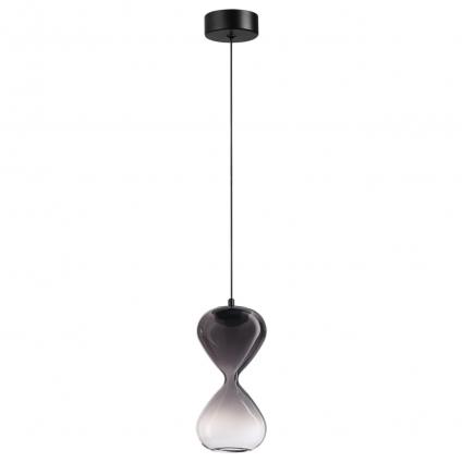 5092/4LA PENDANT ODL25 357 черный/дымчатый градиент/прозрачн./металл/стекло Подвес LED 4W 4000K 388Лм GLESSI