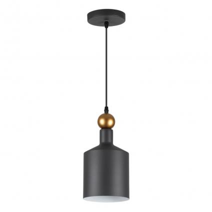 4085/1 PENDANT ODL19 417 темн.серый/золотой Подвес Е27 1*40W 220V BOLLI