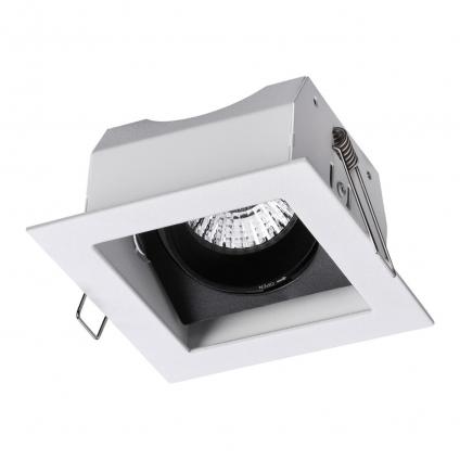 370712 SPOT NT20 546 белый/черный Светильник встраиваемый карданный IP20 GU10 50W 220V GESSO