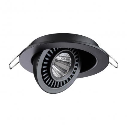358816 SPOT NT21 530 черный Светильник встраиваемый светодиодный IP20 LED 9W 770Лм 4000K 220V GESSO