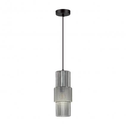 5016/1 MODERN ODL23 405 черный/дымчатый металл/стекло Подвес E14 1*40W PIMPA