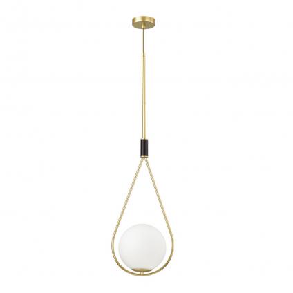 4810/1A PENDANT ODL21 415 золтой/черный/белый Подвес E14 1*40W FLARI