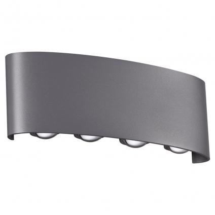 358461 STREET NT20 736 темно-серый  Ландшафтный настенный светильник IP54 LED 4000K 8W 85-265V CALLE