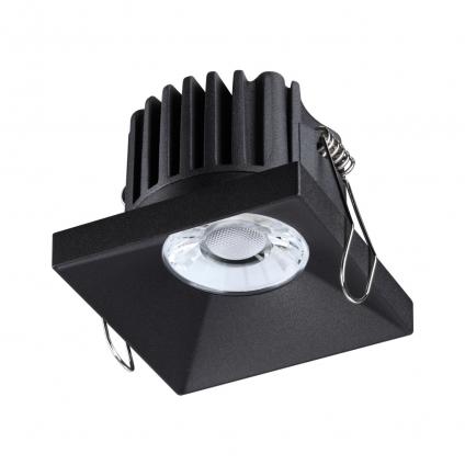 358481 SPOT NT21 542 черный Светильник встраиваемый IP44 LED 3000K 10W 100-265V METIS