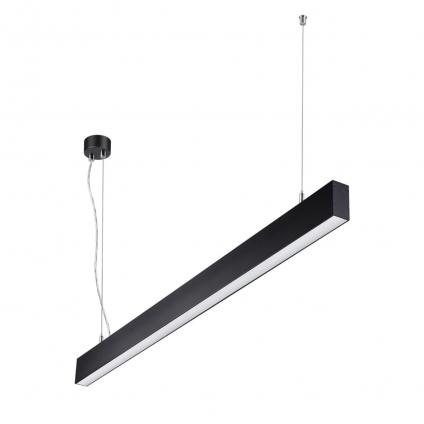 358878 OVER NT22 406 черный Светильник подвесной светодиодный (длина подвесов 1,2м) IP20 LED 4000K 40W вниз + 12W вверх 220V ITER