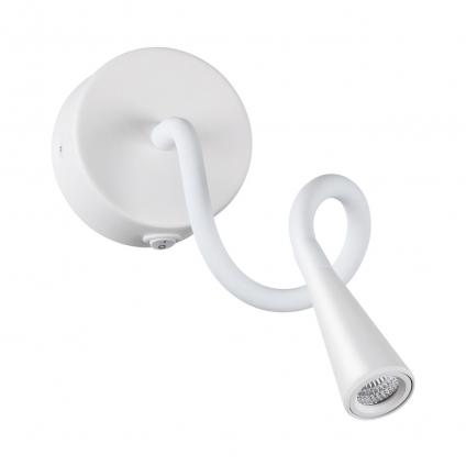 4255/3WL HIGHTECH ODL21 475 белый/металл Настен.светильник выкл на базе IP20 LED 3W 270Лм 3000K ODDS