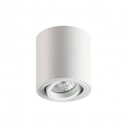 3567/1C HIGHTECH ODL18 337 белый Потолочный накладной светильник IP20 GU10 1*50W 220V TUBORINO