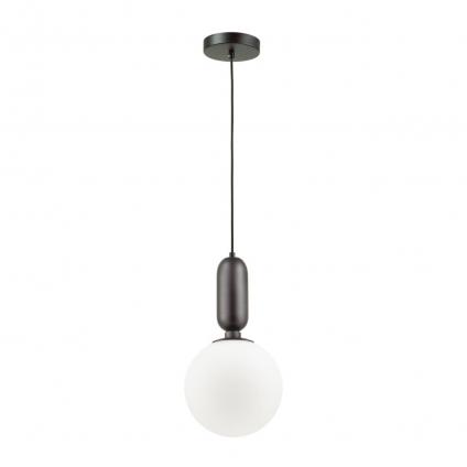 4668/1 PENDANT ODL20 393 черный/белый Подвес E27 1*40W (тип лампы СВЕЧА) 220V OKIA