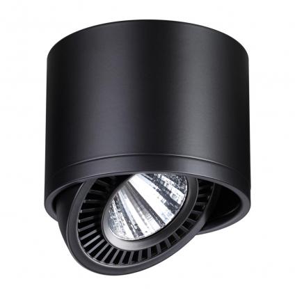 358814 OVER NT21 432 черный Светильник накладной светодиодный IP20 LED 18W 1600Лм 4000K 220V GESSO