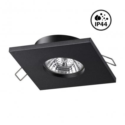 370805 SPOT NT22 598 черный Светильник встраиваемый влагозащищенный IP44 GU10 50W 220V AQUA