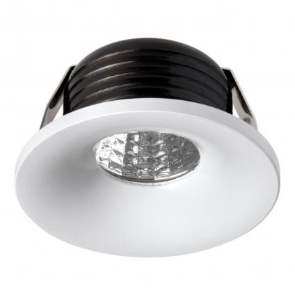 357700 SPOT NT18 552 белый Встраиваемый светильник IP20 LED 3000K 3W 160-265V DOT