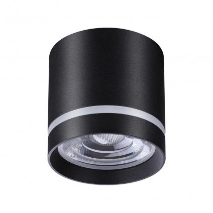 358491 OVER NT20 448 черный Светильник накладной IP20 LED 4000K 12W 220V ARUM