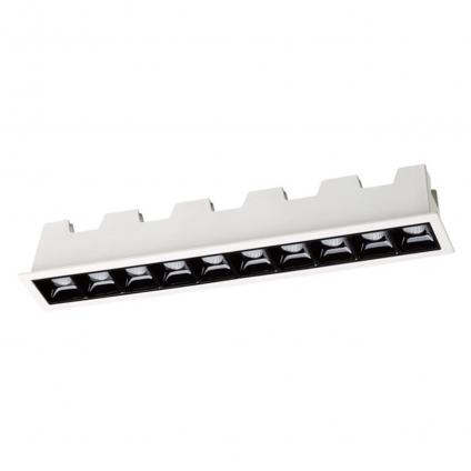 357622 SPOT NT18 551 белый/черный Встраиваемый светильник IP20 LED 3000K 20W 160-265V ANTEY
