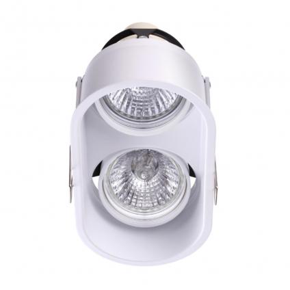 370564 SPOT NT19 578 белый Встраиваемый светильник IP20 GU10 2*50W 220-240V CLOUD