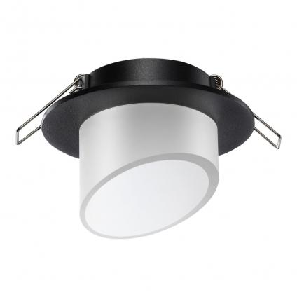 370896 SPOT NT22 581 черный Светильник встраиваемый IP20 GU10 9W 220V LIRIO